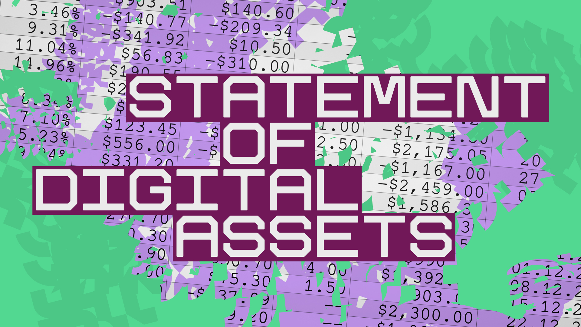 On crypto financial reporting: The Statement of Digital Assets - a16z crypto